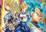 ensky 300-AC029 Dragon Ball Super Vegeta All Forms Art Crystal Jigsaw Puzzle (300 Piece)