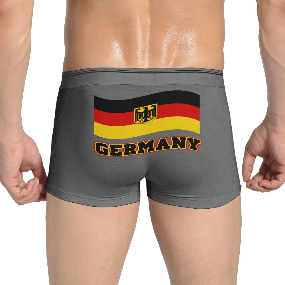 DoNATOPO41 Germany Waving Flag Deutschland Pride Mens Breathable Boxer