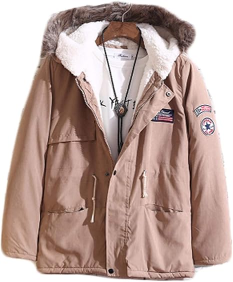 Amazon ユケ二ー 裏ボア モッズコート 大きいサイズ あったか 防風 ボアジャケット 防風 春 秋 冬 メンズ ブルゾン 黒 4l コーヒー 2xl コート ジャケット 通販