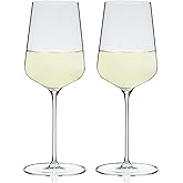 Spiegelau Definition Crystal White Wine Glasses, Sleek and Lightweight Design, Elegant Glassware for Wedding Gifts, Birthday Gifts, Home Bar, Hosting Essentials, 15.2 oz, Set of 2