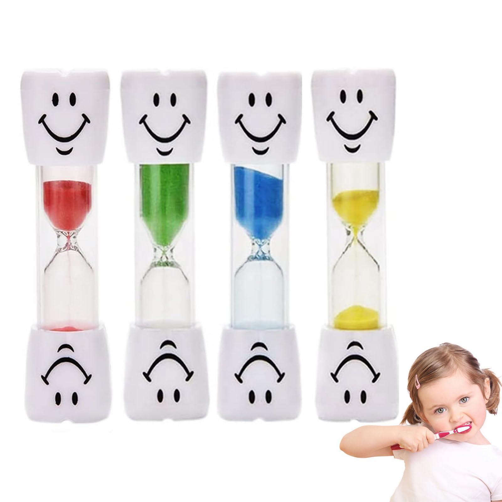 4PCS Toothbrush Timer for Kids, 2 Minute Timer for Teeth