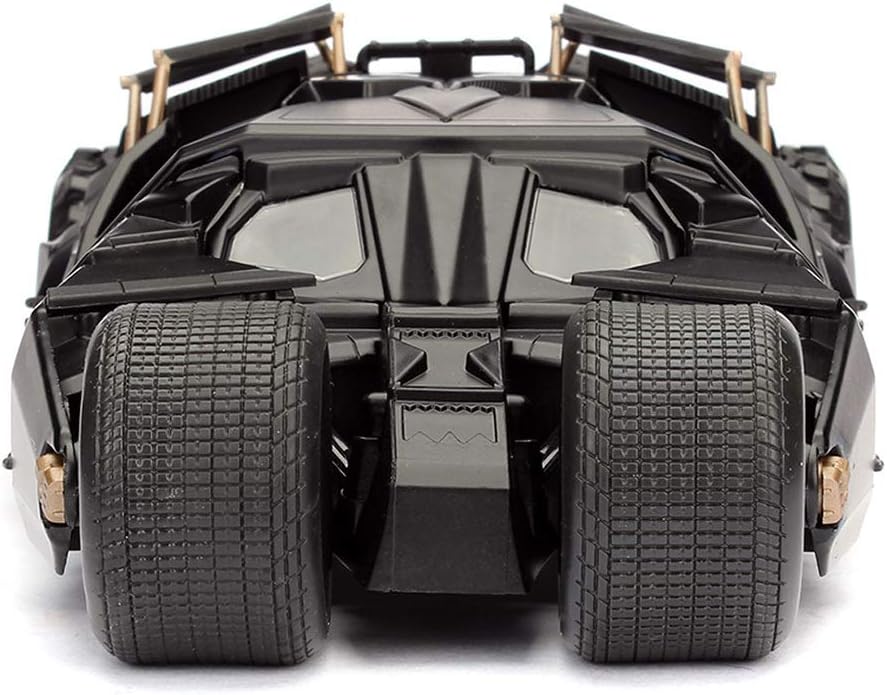 Jada 1:24 Dark Knight Batmobile w/Figure - JA98261, Black, 8.5 inches - Image 5
