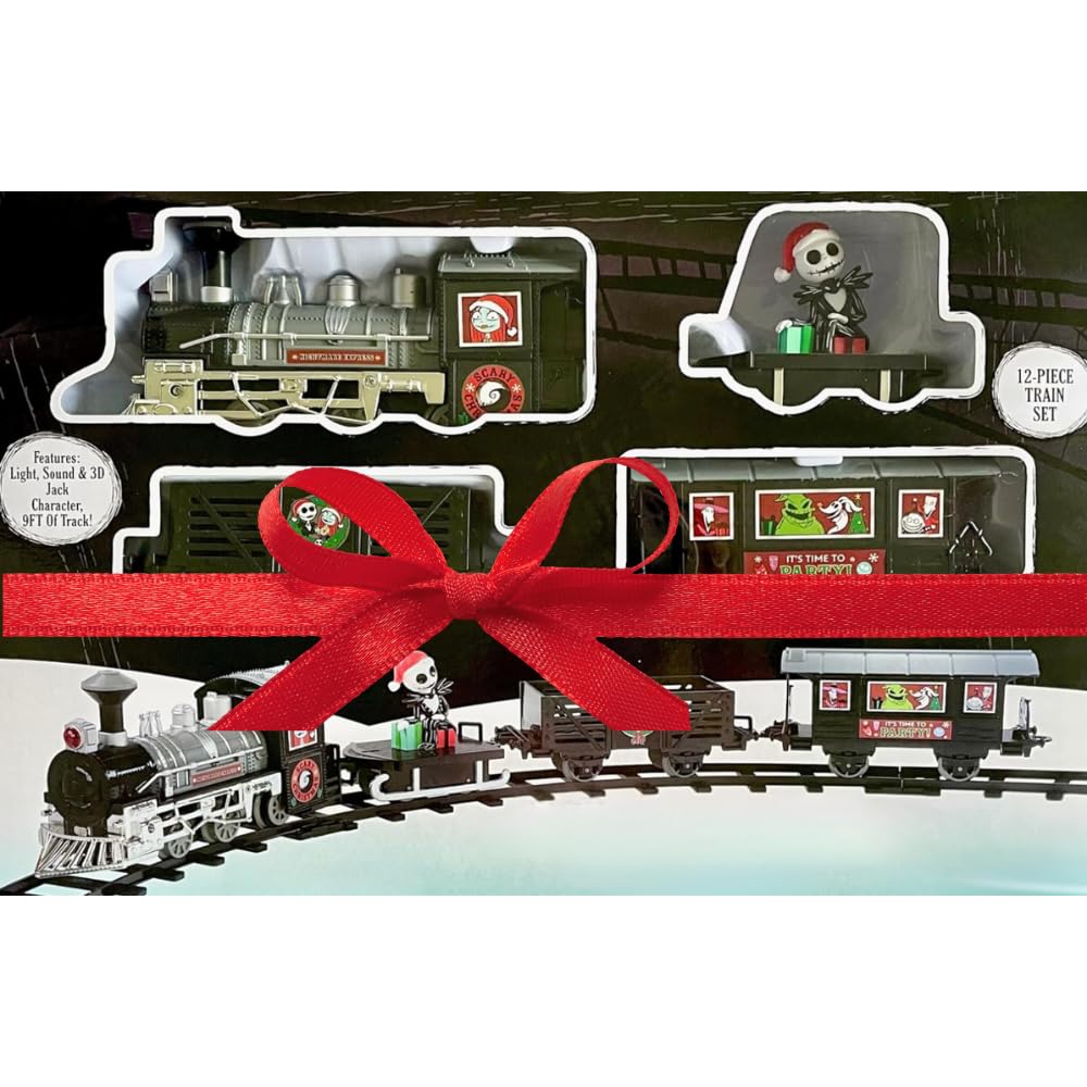 Photo 1 of Christmas Train - Nightmare Express - 12 Piece Train Set - Light & Sound
