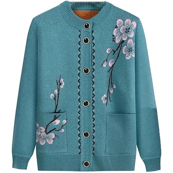 Grandma Knitted Cardigan Middle-Aged and Elderly Women's Sweaters