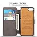 iPhone 8 Plus Case, iPhone 7 Plus Case, Pasonomi iPhone 7 Plus Leather Wallet Case - [Slim Fit] Vintage Flip Case Cover with Stand Function & Credit Card Slots for iPhone 8 Plus & 7 Plus (Grey)