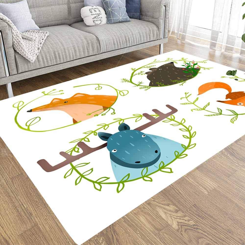 HerysTa Cozy Area Rug, Area Rugs for Kids Modern Area Rug