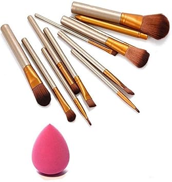 CETC Complete Makeup Mini Brush Kit with Storage Box (Multi 5)