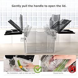 Sous Vide Container with Lid Double-Door-Opening