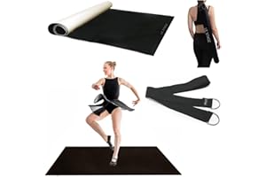 LeStage Dance Floor – Portable Dance Floor Mat with Stretch Strap – Controlled Slip Surface to Practice and Improve Dance Ballet Performance at Home, Studios, Stage – Kids & Adults