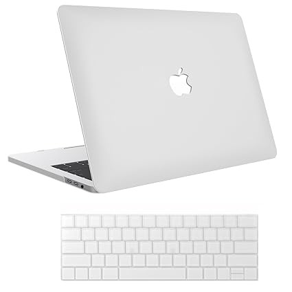 Enthopia Premium Smooth Rubber Finish Hard Shell Case for MacBook Air 11 - White - with Keyboard Guard