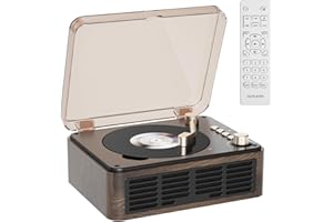 Gueray CD Players for Home with HiFi Stereo Sound Vintage CD Player with Bluetooth CD Raido Player with Speakers & FM Radio R