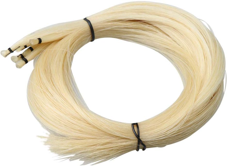 Amazon Yibuy 50g入 バイオリン弓の毛 バイオリン弓交換用 83cm