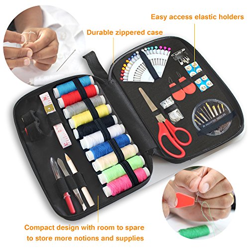 Sewing KIT 90 Quality Easy Access Essential Sewing Supplies, Packed