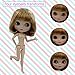 1/6 BJD Dolls, 4-Color Changing Eyes Matte Face and Ball Jointed Body Dolls, 12 Inch Customized Dolls Can Changed Makeup and Dress DIY. Nude Doll Sold Exclude Clothes (SNO.10)