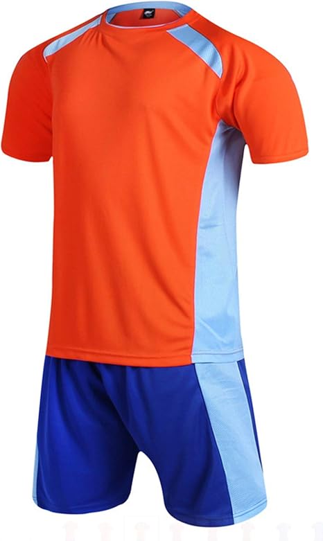 Amazon Co Jp 男性の半袖tシャツ カスタマイズ可能なフットボールジャージ 汗吸収性および 素材 オレンジ色 L ホーム キッチン