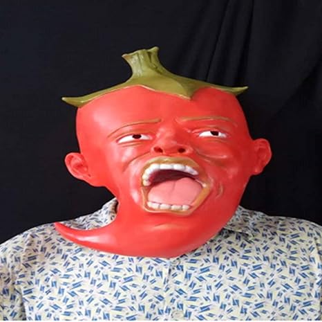 Amazon Co Jp Wax Mianjuuju ハロウィーンのお化け屋敷トリッキー怖い顔ゾンビテロ生化学ゾンビ腐った顔血まみれの幽霊は 帽子の小道具マスク Color R ホーム キッチン