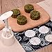 Powerful Mooncake Mould Circle/Flower/Square Mid-autumn Festival Hand Press 50g/75g/100g Moon Cake Cutter Moulds Set (100g)