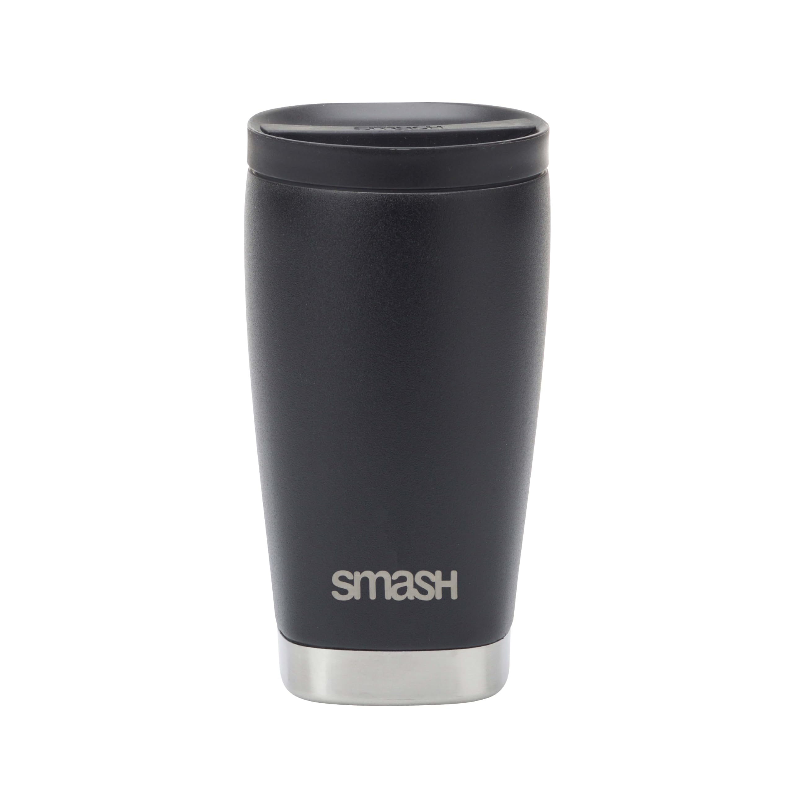Smash Stainless Steel Twist & Lock Travel Coffee Mug 350ml/ 12 fl oz Black