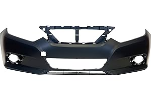 FitParts Compatible with Front Bumper Cover Fascia 2016-2018 Nissan Altima SL SR S SV S8. New Primed Without Sensor Holes, With Fog Light Holes. NI1000311 620229HS0H