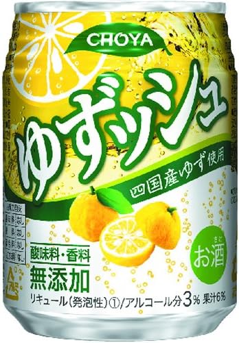 Amazon Co Jp Choya ゆずッシュ 250mlx24本 食品 飲料 お酒