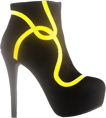 yellow stiletto boots