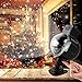 Christmas Snowfall Projector Lights, Syslux Indoor Outdoor Holiday Lights with Remote Control Rotatable White Snow for Halloween Xmas Wedding Home Party Garden Landscape Wall Decorations （Snow Spots）