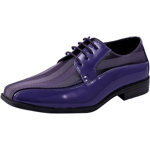 black shoes purple dress Brayden by Bolano | Handcrafted Oxfords main image 0