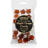 Mansfield Maple Hard Candy Made with REAL Maple Syrup (5oz Cellophane Bag) -Packaging may vary