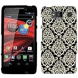 Motorola Droid Razr Maxx HD Case, Snap On Cover by Trek Beautiful Vintage on Black Firm Case