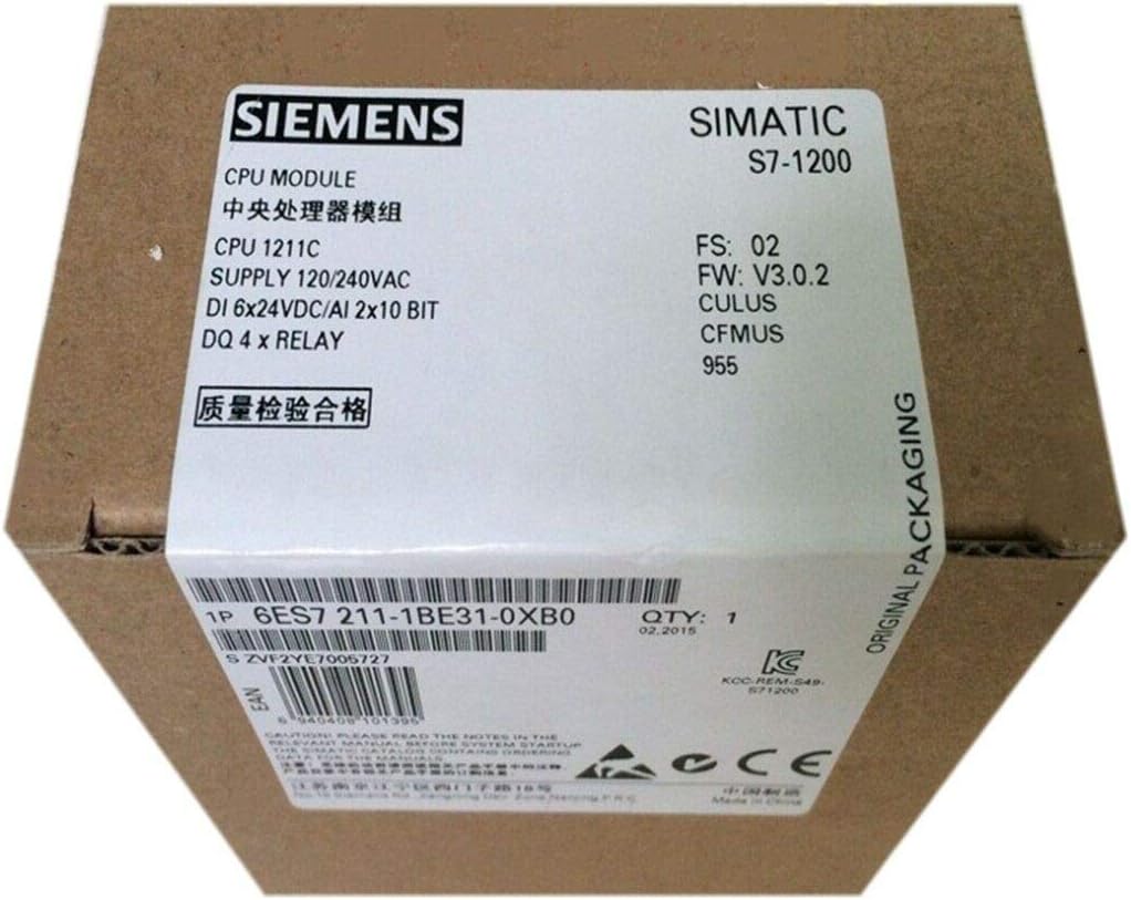 100% NEW ŚIEMENS 6ES7 211-1BE31-0XB0 in BOX 6ES7211-1BE31-0XB0 (DHL express)