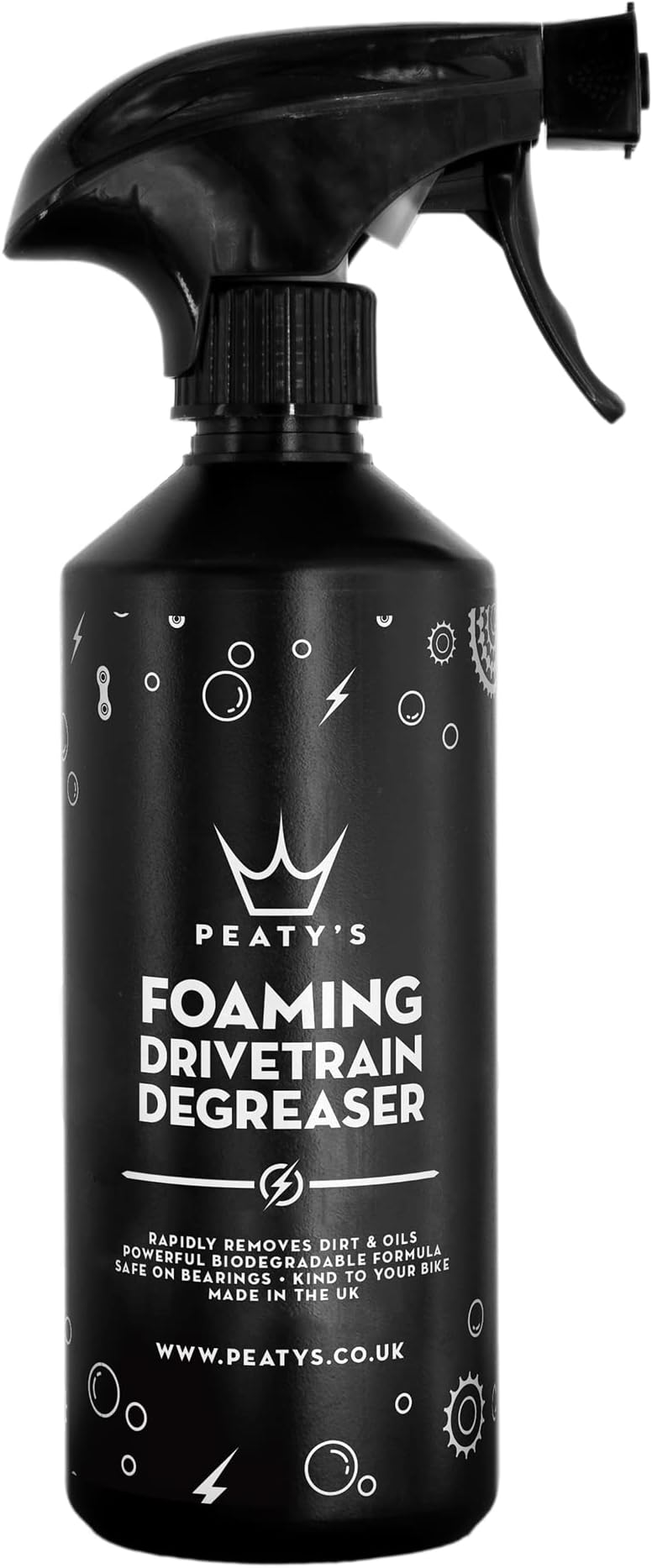 Peaty's Foaming Drivetrain Degreaser 500 ml Biodegradable Bike Cleaner