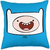 Adventure Time Finn Head Throw Pillow