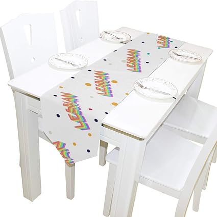 Hhatt Lesbian Table Runners Elegant Decor For Wedding Party