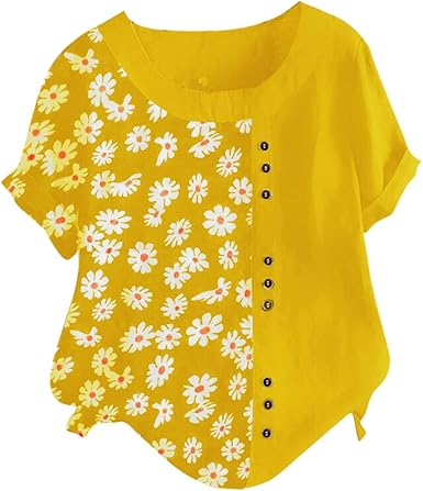 amazon ladies yellow tops