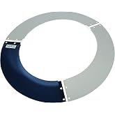 MSA V-Gard Sun Shield, Smoke, Standard V-Gard Hat/Full Brim Attachment | Polyurethane Brim Extender, Added Sun &amp; Heat Protection, Reusable &amp; Replaceable Hard Hat Accessory, Smoke 697410
