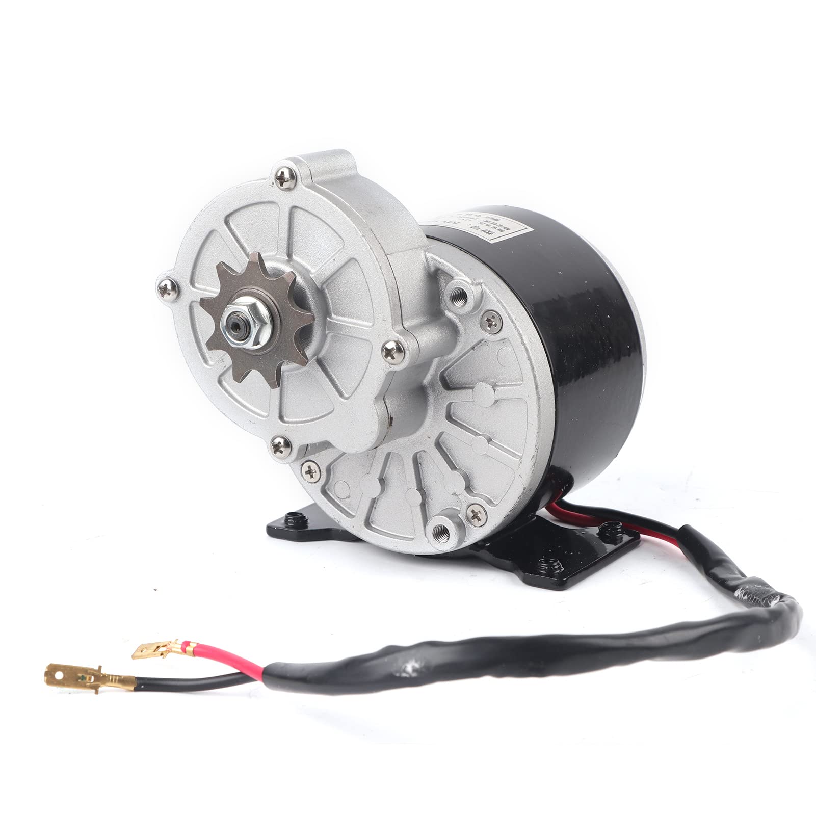 Demeras Gear Reduction Electric Motor Brush DC Motors Reductor with 9 Tooth Sprocket Brushed DC Motors Reductor for Gear Reduction Fits 12V 250W Scooter