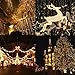 Fairy Lights Outdoor String Lights 33ft 100 LED with Memory Modes Controller, Extendable Christmas Lights Decorations for Wedding, Christmas, Party, Patio, Indoor Outdoor (Black Wire- Warm White)