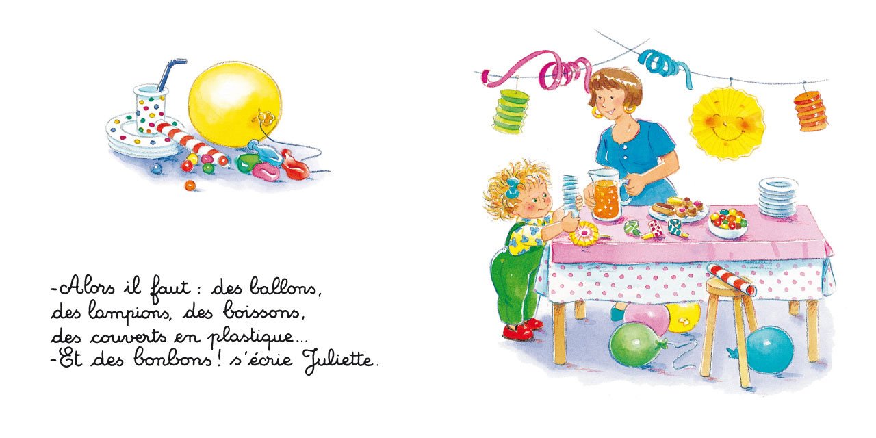 Juliette Fete Son Anniversaire La Bibliotheque Amazon Com Books