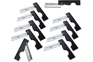 Derma-Safe Folding Utility Razor (10-pack) for Survival & First Aid Kits (Black)