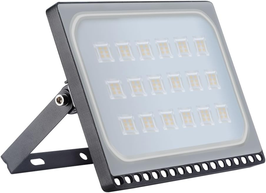 LED Flood Light Chunnuan, 100W,8000LUMEN Warm White,2800-3500K, IP65 Waterproof,Outdoor Security Lights Garden Landscape Spot Lamp Super Bright Floodlight 110v