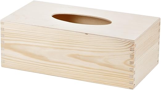 Pañuelos Caja Caja de pañuelos rectangular Decoupage verschiebbarer suelo: Amazon.es: Hogar