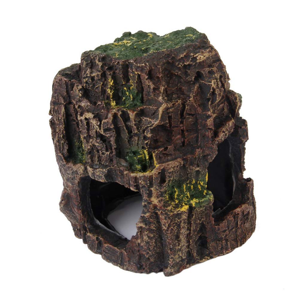 BESPORTBLE Aquarium Décor Aquarium Decorations Aquarium Sea Rock Cave Ornament House Decorations Aquarium Fish Tank Ornament Artificial Fish Shelter Aquarium Ornament Cava Lance Dead Wood