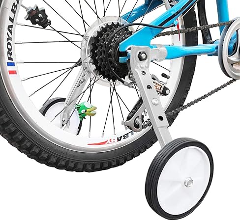 cocoarm fahrrad stutzrader hilfsrader fur kinderfahrrad 1 paar sicherheitsstutzrader trainingsrader kinder fahrrad training rader fur fahrrader von 16 zoll bis 22 zoll silber amazon de sport freizeit