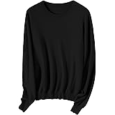 SANGTREE Women's Sweaters Classic Crew Neck Soft Touch Cotton & Modal Tops