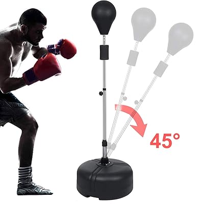 Adjustable Height Boxing Punching Bag with Reflex Ghana | Ubuy