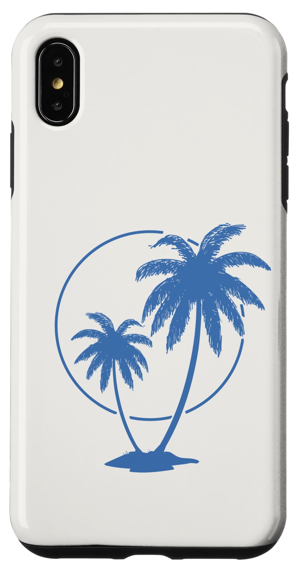 iPhone XS Max Coastal Cowgirl Beachy Blue Palm Sun Aesthetic Case