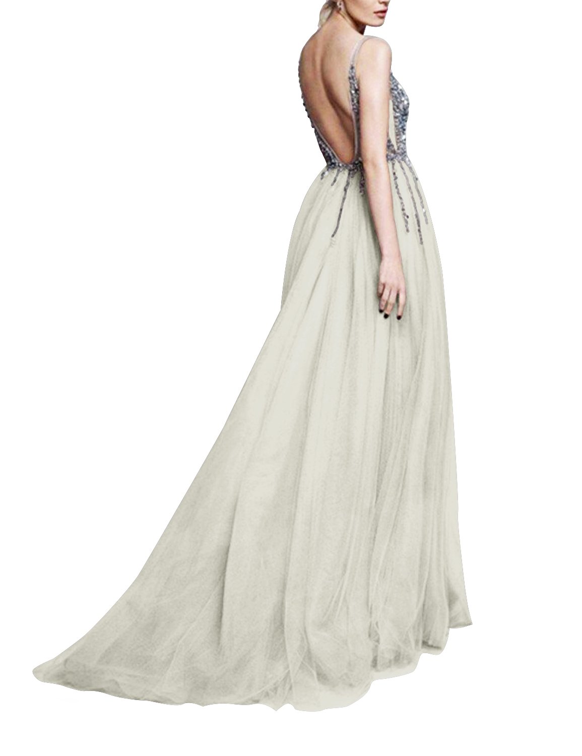 Autumn Winter Women Clothing Sexy V neck Hip Sequ Dress Dress Women Prom Formal Gown main image 1