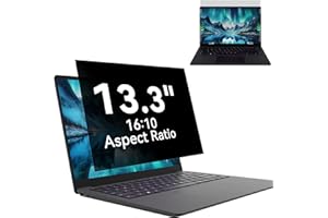 MAO YEYE Laptop Privacy Screen 13.3 Inch-16:10 Aspect Ratio Anti-Glare Blue Light Film Computer Monitor Protector, Bubble-Free shield Removable 13in Filter for Lenovo HP Dell Acer Asus Thinkpad Envy Xps