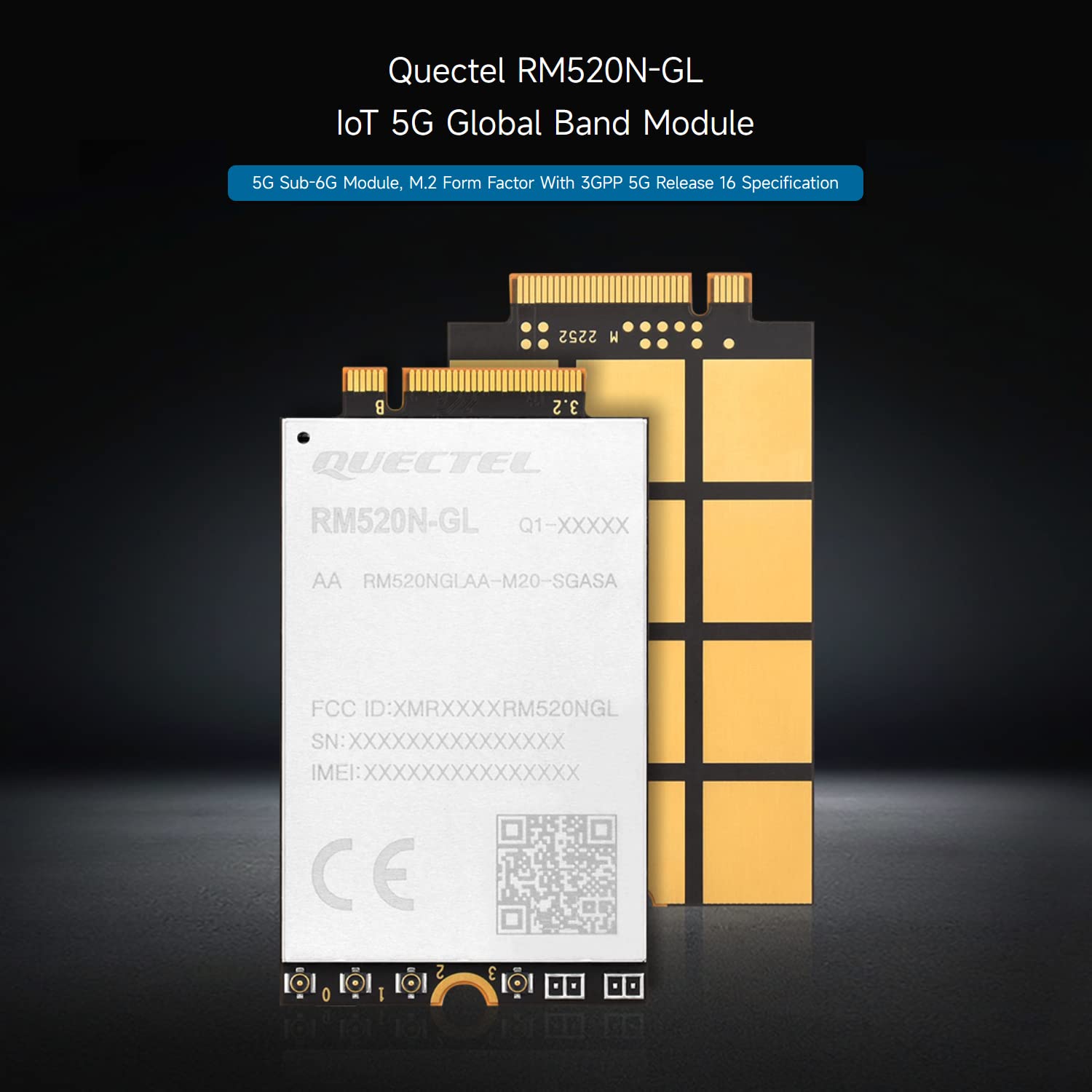 Mua Waveshare Quectel RM520N-GL IoT 5G Global Band Module, 5G Sub-6G ...