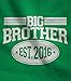Gift Idea for Big Brother - Est 2016 / 2017 Kids T-Shirt With Stickers